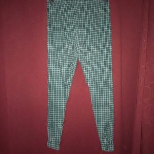 Checkered multi color leggings